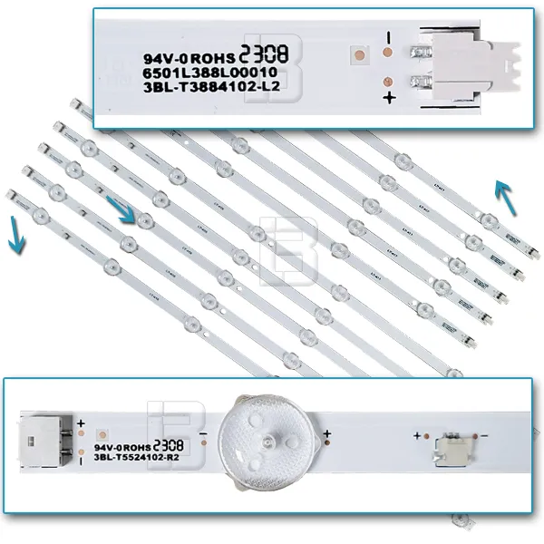 LED BAR-FOX48LR - 3BL-T5524102