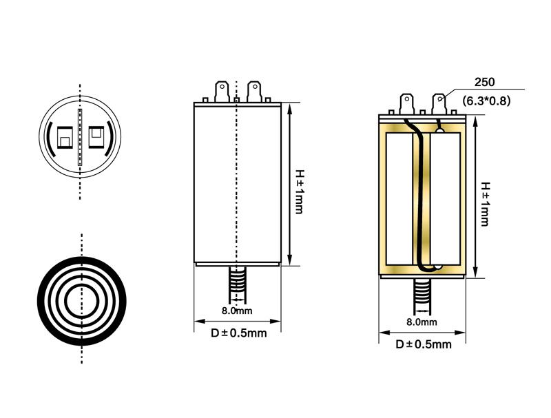 KONDENZATOR 16.0MF-450V - 