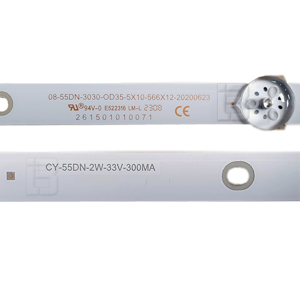 LED BAR-FOX55-2 - 08-55dn-3030-od35-5x10-566x12-cy-55dn-2w-33v-300ma