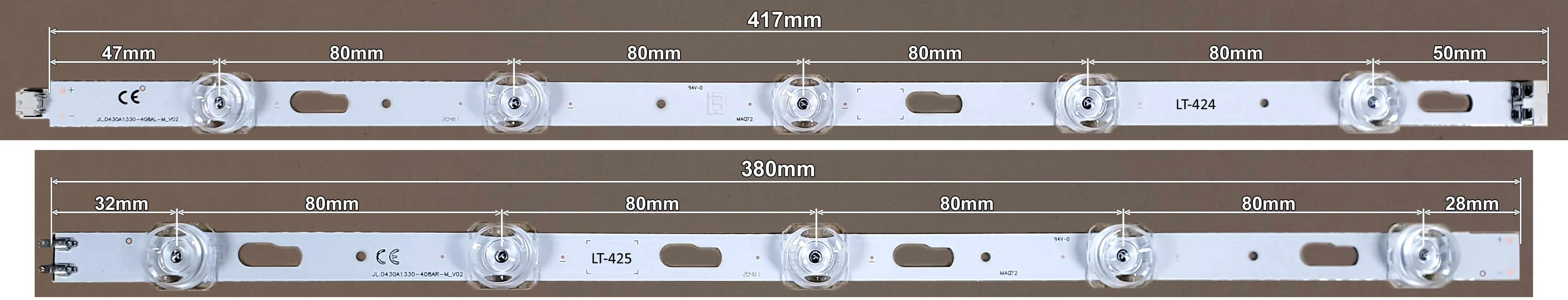 LED BAR-SAMSUNG43RL - jl.d430a1330-408ar-dimenzije