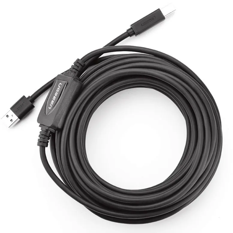 USB 2.0AB-15 AKTIVAN KABL - ugreen-printer-kabl-us122-a-b-m-m-aktivni-15m