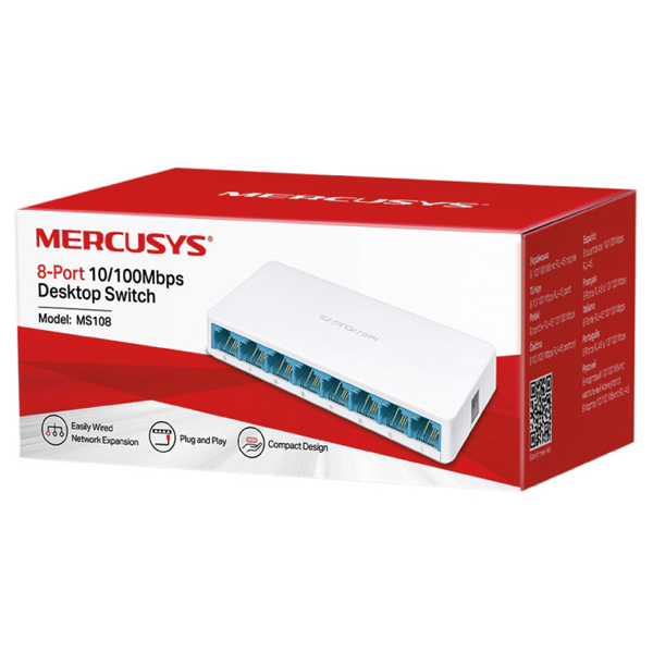 UTP SWITCH MS108 - 