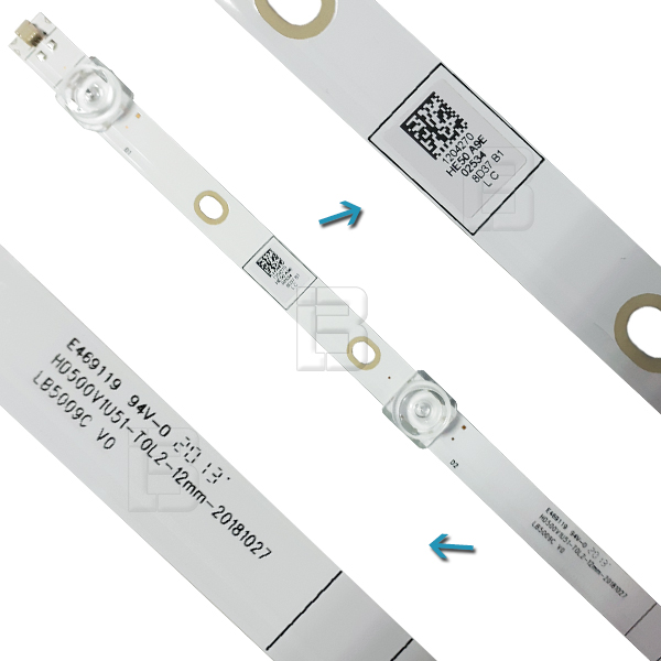 LED BAR-HISENSE50A - h0500v1u51-t0l2-12mm-lb5009c