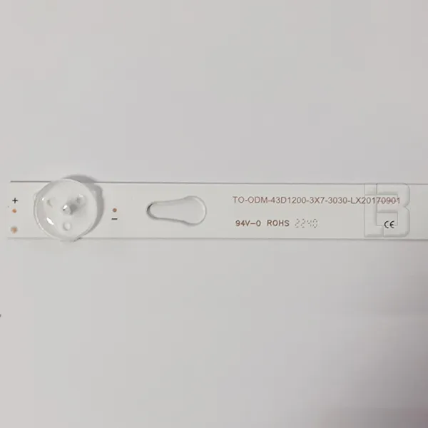 LED BAR-TESLA43-2 - to-odm-43d1200-3x7-3030-lx20170901