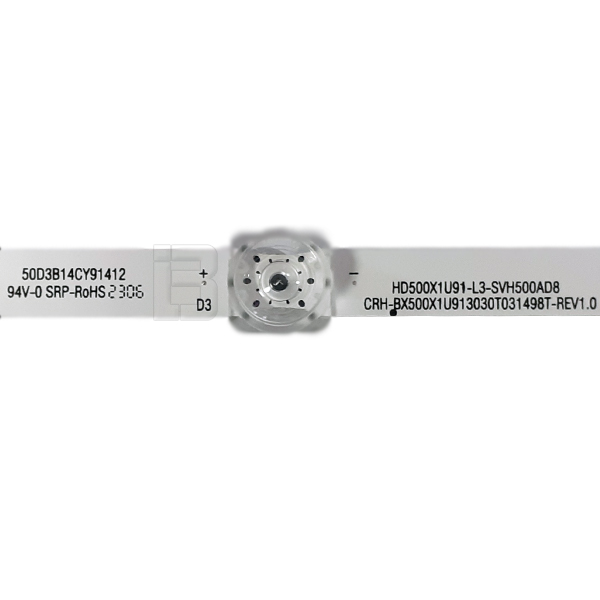LED BAR-HISENSE50AE - hd500x1u91-l3-svh500ad8-crh-bx500x1u913030t031498t-rev1.0-50d3b14cy91412