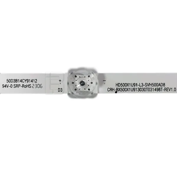 LED BAR-HISENSE50AE - hd500x1u91-l3-svh500ad8-crh-bx500x1u913030t031498t-rev1.0-50d3b14cy91412