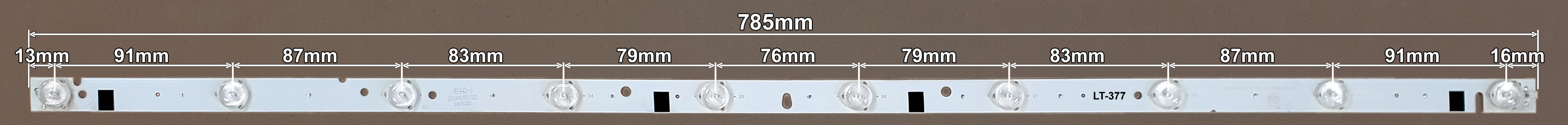 LED BAR-FOX40-5 - lt377-fox-40-led-trake-785mm