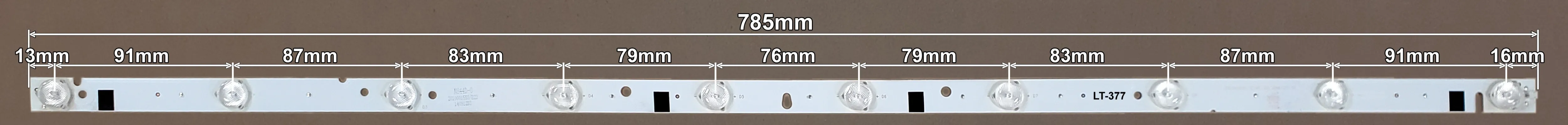 LED BAR-FOX40-5 - lt377-fox-40-led-trake-785mm