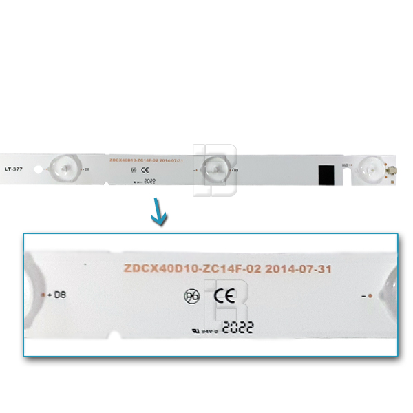 LED BAR-FOX40-5 - zdcx40d10-zc14f-02