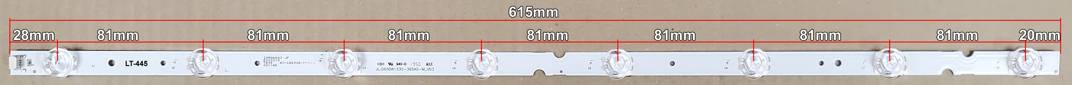 LED BAR-TCL65 - lt445-led-traka-tcl-65-615mm