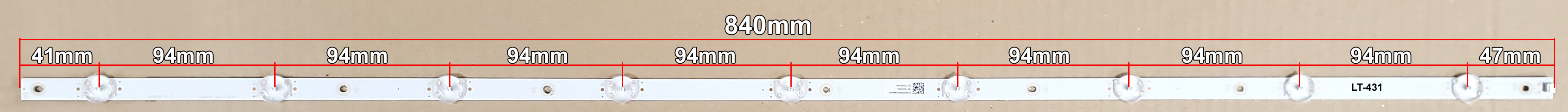 LED BAR-PHILIPS43-3 - lt431-led-traka-philips-43-3-840mm