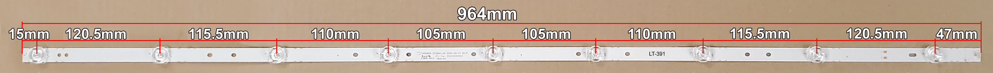LED BAR-FOX50-1 - lt391-fox-50-led-trake-964mm