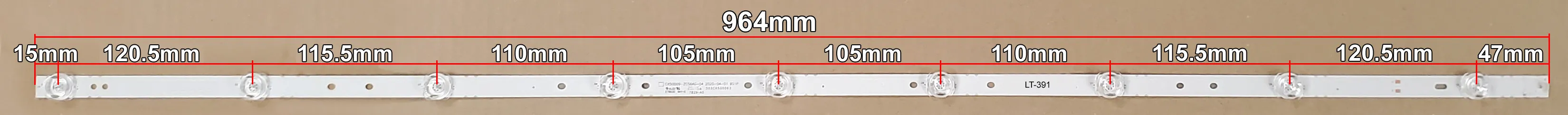 LED BAR-FOX50-1 - lt391-fox-50-led-trake-964mm
