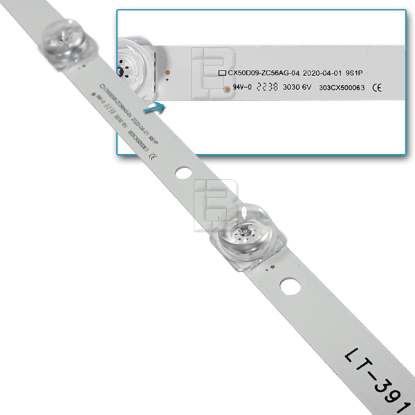 LED BAR-FOX50-1 - lt391-cx50d09-zc56ag-04-303cx500063