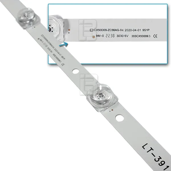 LED BAR-FOX50-1 - lt391-cx50d09-zc56ag-04-303cx500063