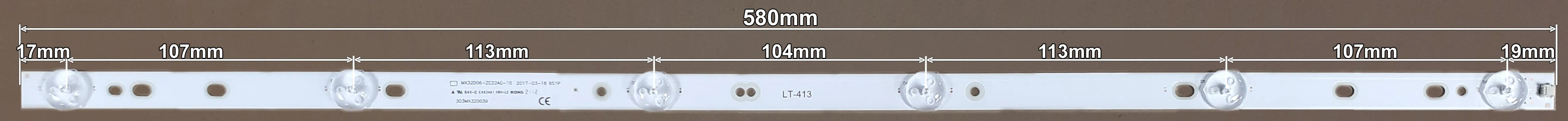 LED BAR-VIVAX32-4 - lt413-led-traka-za-vivax-32-4-580mm