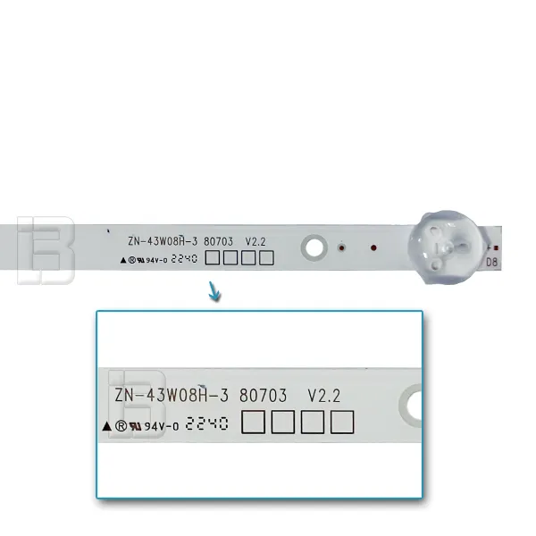 LED BAR-FOX43-6 - zn-43w08h-3-80703-v2.2