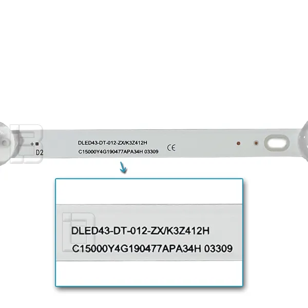 LED BAR-FOX43-6 - dled43-dt-012-zx-k3z412h-c15000y4g190477apa34h-03309
