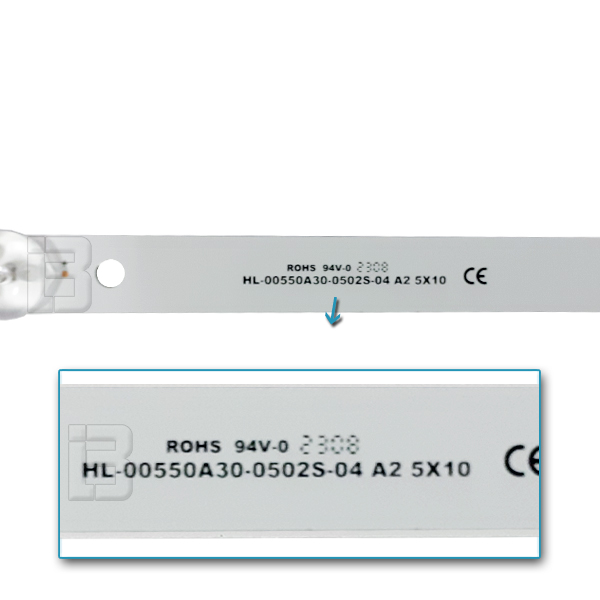 LED BAR-FOX55-1 - hl-00550a30-0502s-04-a2-5x10