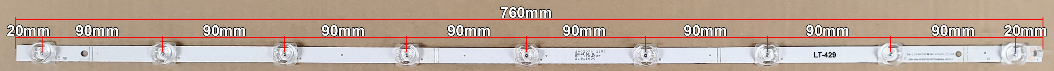 LED BAR-HISENSE43-3 - lt429-led-traka-hisense-43-3-760mm