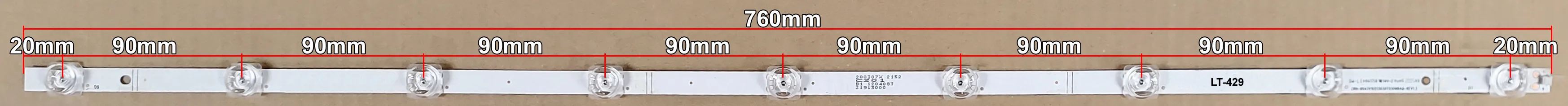 LED BAR-HISENSE43-3 - lt429-led-traka-hisense-43-3-760mm