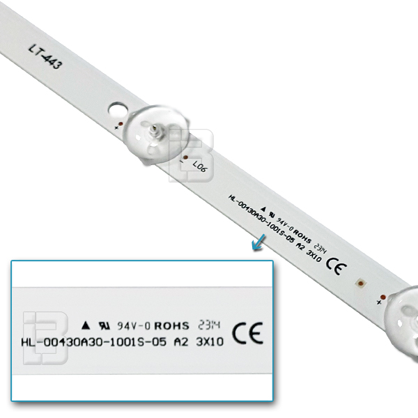 LED BAR-FOX43-9 - hl-00430a30-1001s-05-a2-3x10