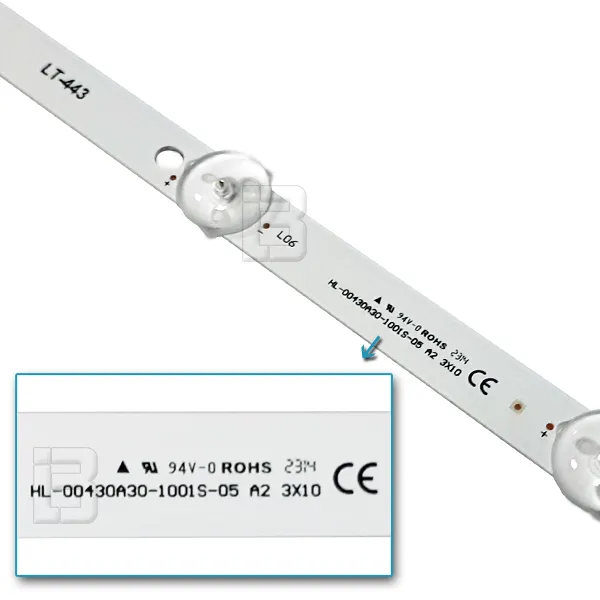 LED BAR-FOX43-9 - hl-00430a30-1001s-05-a2-3x10