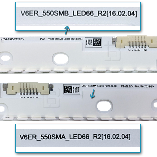 LED BAR-SAMSUNG55KU - v6er_550sma_led66_r2_550smb