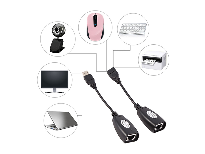 USB EXTENDER UEX-054 - usb extender rj45