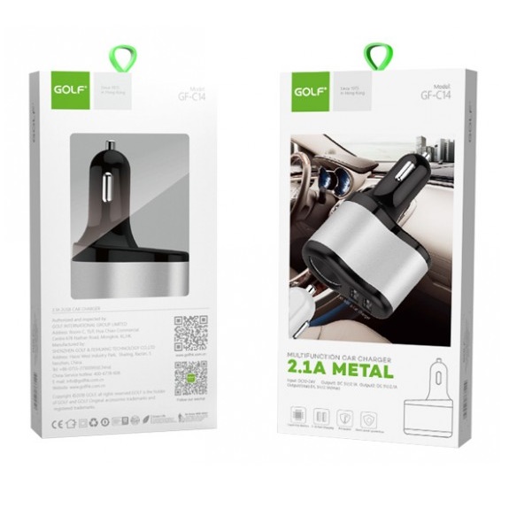 PUNJAČ AUTO USB-GFC14 - usb-auto-punjac-2.1a