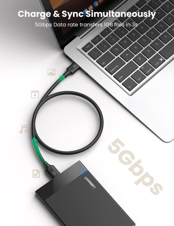USB 3.0A/microB KABL 1M - usb-3-0-kabl-na-mikro-usb-3-0-1m-ugreen-us130-2991_2