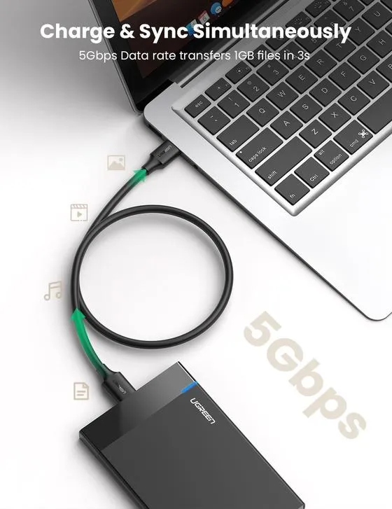 USB 3.0A/microB KABL 1M - usb-3-0-kabl-na-mikro-usb-3-0-1m-ugreen-us130-2991_2