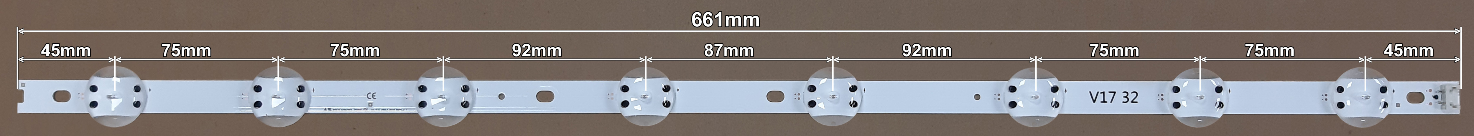 LED BAR-LG32V17 - lt277-led-traka-lg-32-v17-661mm
