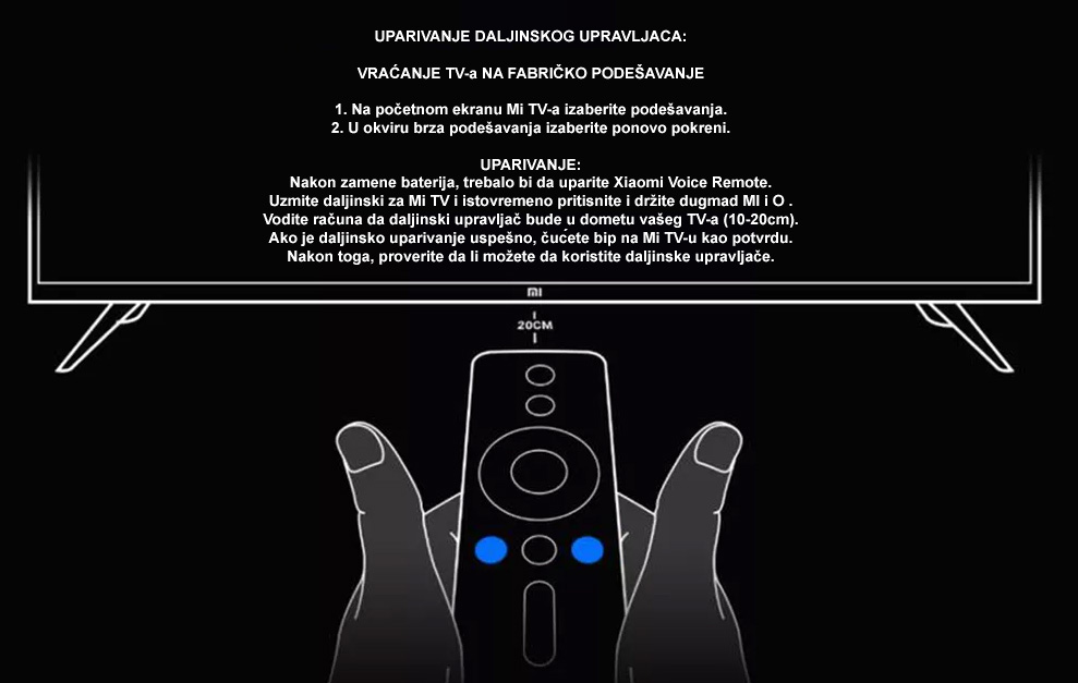 DALJINSKI XIAOMI XMRM010V4 - xiaomi-xmrm-010-podešavanje