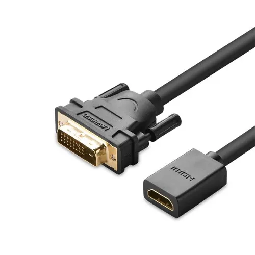 DVId-HDMI M/Ž KABL - ugreen-20118-dvi-m-na-hdmi-f-adapter-kabl