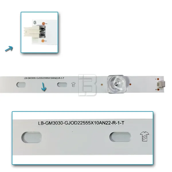 LED BAR-PHILIPS55 - lb-gm3030-gjod22555x10an22-r-1-t