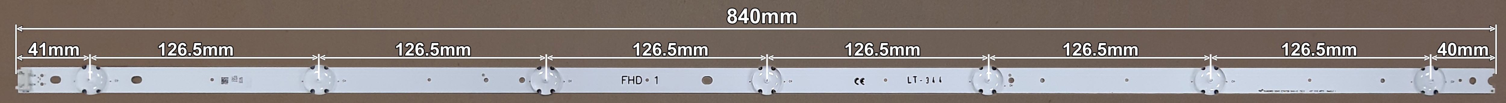 LED BAR-LG43FHD1 - lt-344-led-traka-za-lg-43-fhd-1-840mm