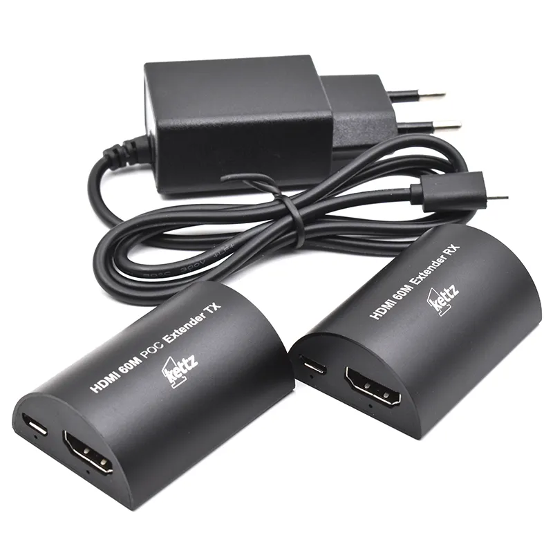 HDMI EXTENDER HDEX-065 - hdmi-extender-kettz-hdex-065-60m-5e-6-single-4321