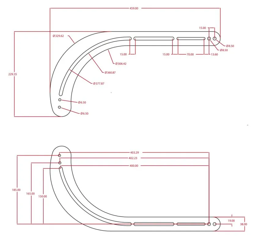 NOSAČ SOUNDBAR HZ21 - soundbar nosac dimenzija