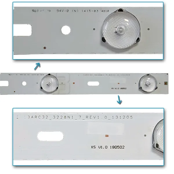 LED BAR-GRUNDIG32-1 - 3arc32_3228n1_rev1