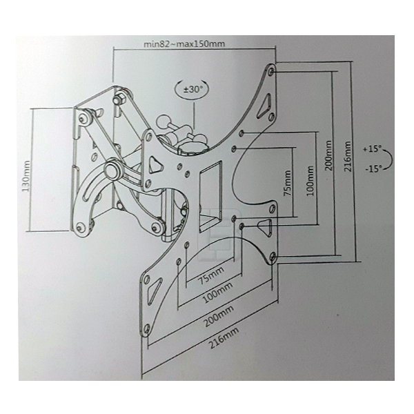 TV NOSAČ TVN605 - tvn605 nosac dimenzije