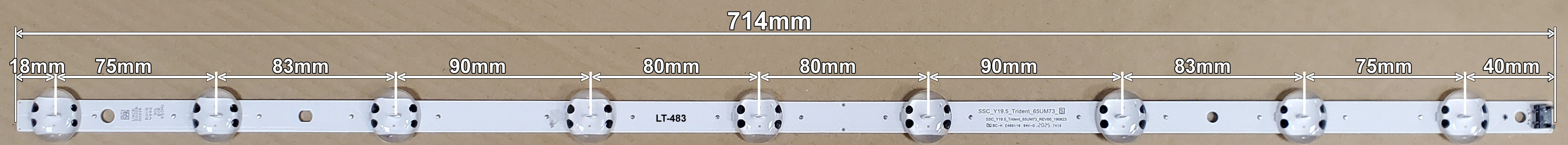LED BAR-LG65UM73 - lt483-led-traka-za-lg-65um73-714mm