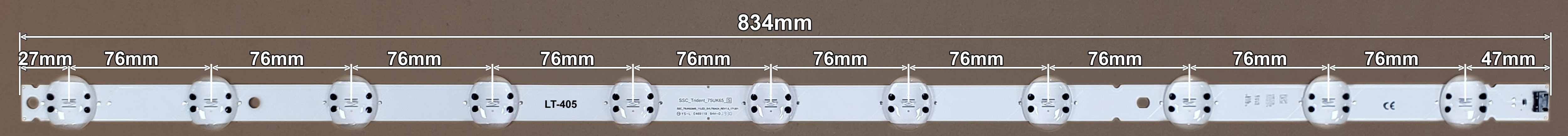 LED BAR-LG75 - lt405-led-traka-75-834mm