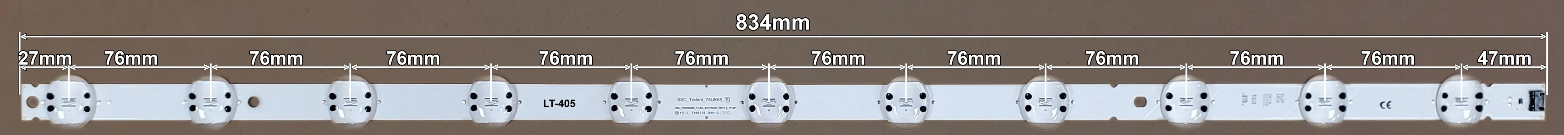 LED BAR-LG75 - lt405-led-traka-75-834mm