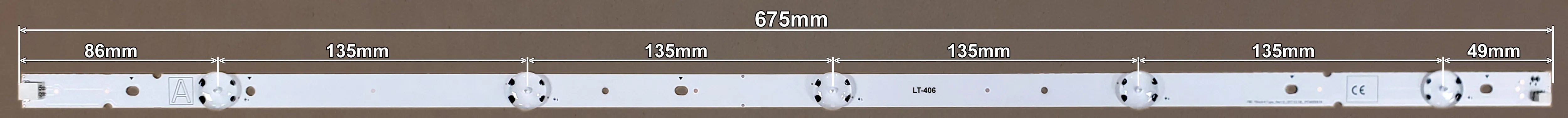 LED BAR-SONYKD70 - lt406-led-traka-lg-70-a-675mm