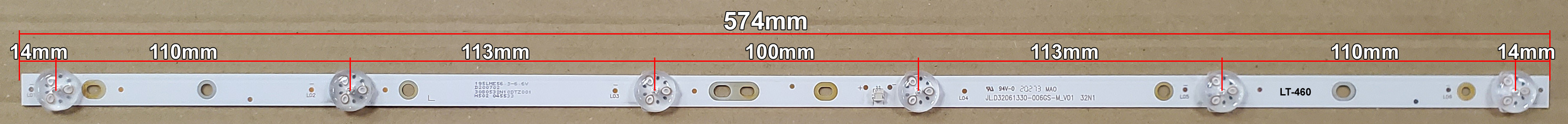 LED BAR-VIVAX32-5 - lt460-led-traka-za-vivax-32-5-574mm