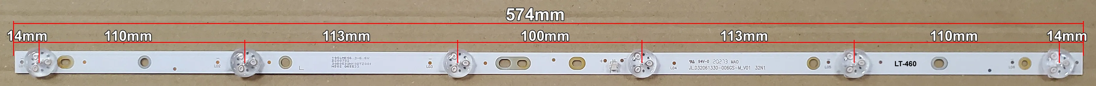 LED BAR-VIVAX32-5 - lt460-led-traka-za-vivax-32-5-574mm