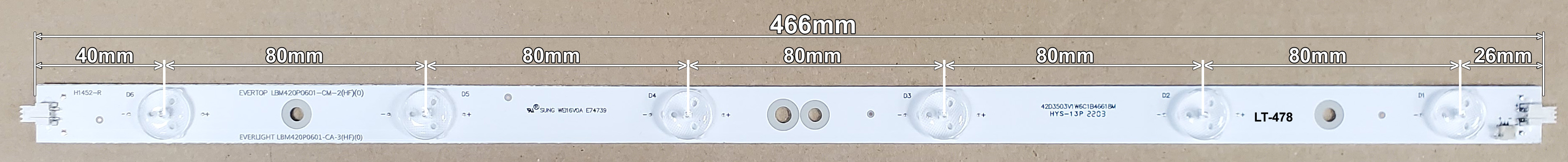 LED BAR-PHILIPS42 - 