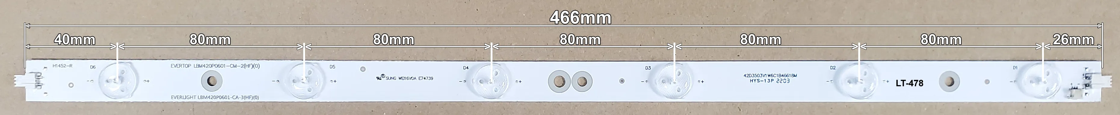 LED BAR-PHILIPS42 - 