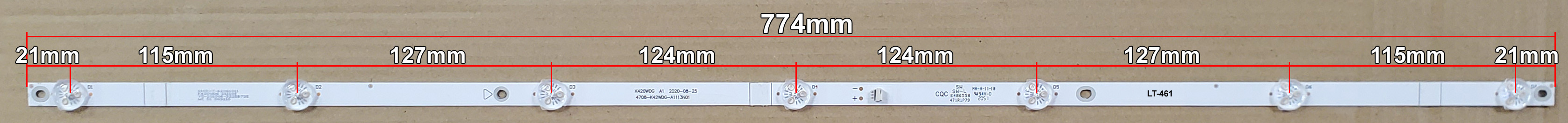 LED BAR-VOX42-1 - lt461-led-traka-za-vox-42-1-774mm